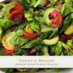 Healthy Green Vegetable Salad different types of salad