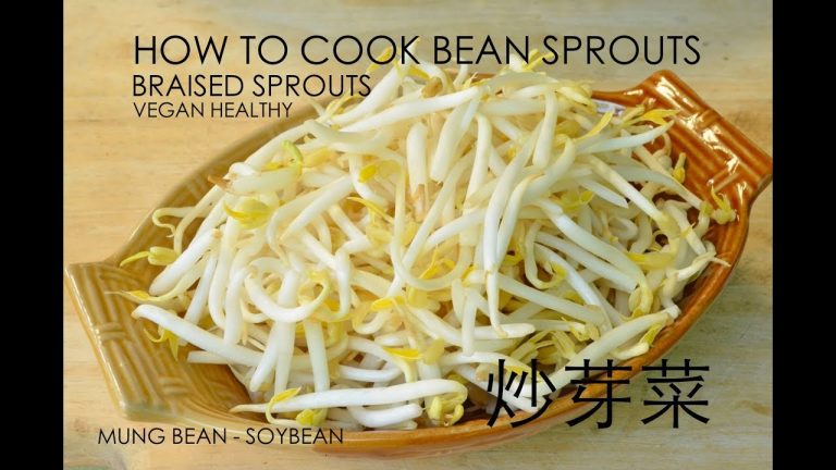 How to Cook Bean Sprouts Braised Sprouts Recipe Vegan