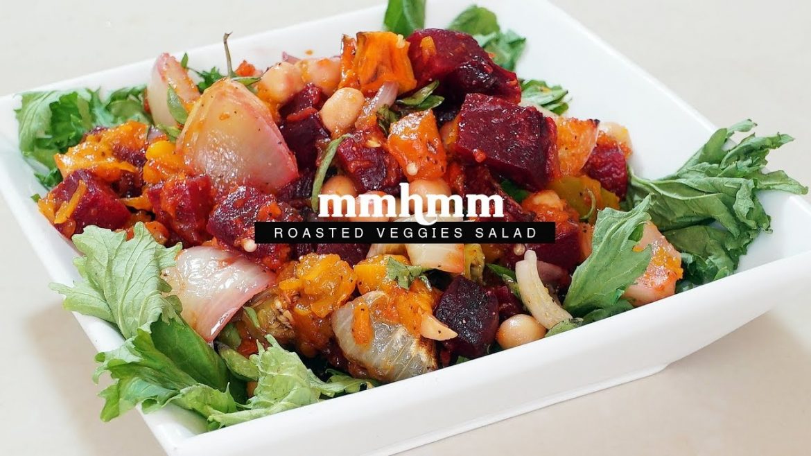 Mmhmm | Roasted Veg & Chick Peas Salad