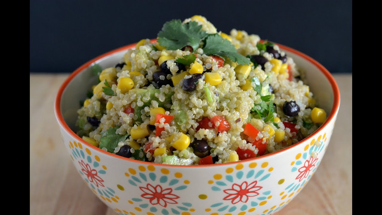 Quinoa & Black Bean Salad Recipe | How To Cook Quinoa | SyS