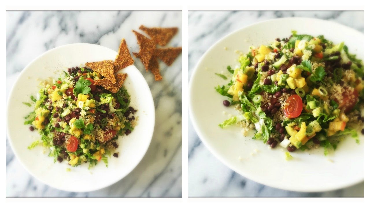 The Ultimate Vegan Taco Salad (with Persimmon Avocado Salsa)