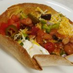 Vegetarian Taco Salad Bowl or Burrito Bowl - Mexican Cuisine Recipes by Bhavna
