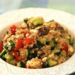 QUINOA SALAD WITH SUMMER VEGGIES
