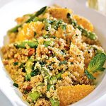 Quinoa Salad with Asparagus, Dates, and Orange