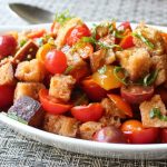 Crispy Panzanella Salad - Tuscan Bread & Tomato Salad Recipe