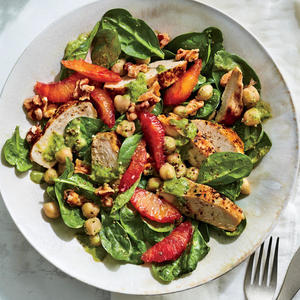 Chickpea Spinach Salad
