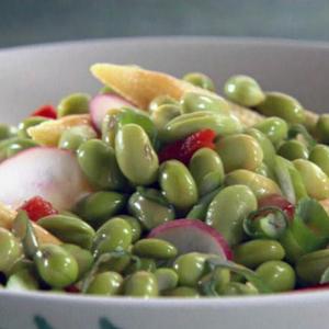 Edamame Salad with Wasabi Dressing