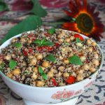 QUINOA-CHICKPEA SALAD RECIPE (Oil-free, vegan)