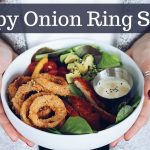 Crispy Onion Ring Salad Recipe (Vegan!)