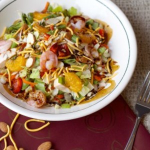 Asian Chopped Salad with Shrimp