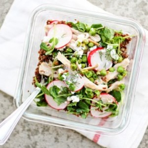 Red Quinoa Salad with Chicken