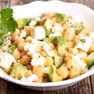 Chickpea and Feta salad