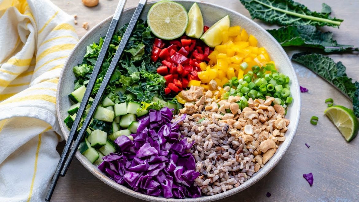 How To Make Thai Rice Salad – Vegan Thai Rice Salad Recipe – Blondelish