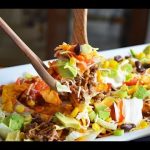 Vegan Dorito Taco Salad Recipe with Catalina Dressing