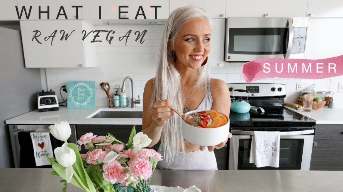 what i ate today raw vegan | FULL recipes | summer