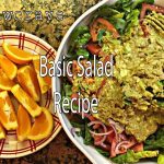 How to Basic Salad Recipe [raw vegan what i eat in a day]