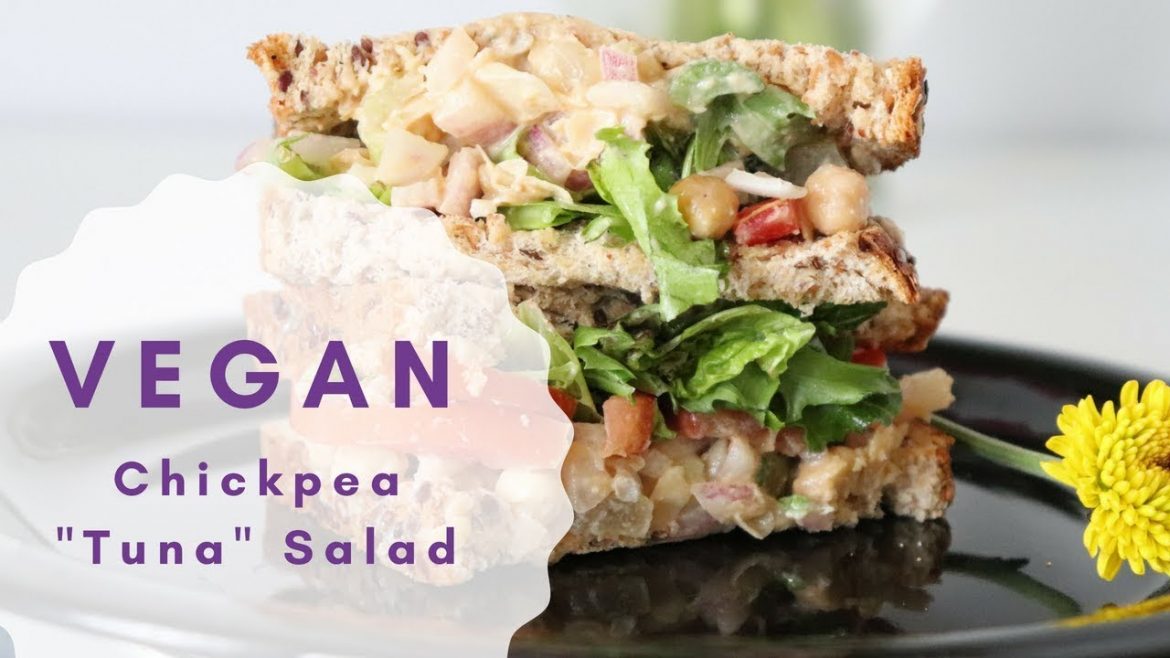 HOW TO MAKE CHICKPEA “TUNA” SALAD | VEGAN RECIPE