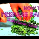How To Prepare Kale: Raw Vegan Kale Caesar Salad