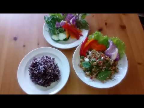 Larb Soya for 2 Thai spicy Vegan Salad