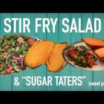 STIR FRY SALAD Recipe - VEGAN Cooking for guests!