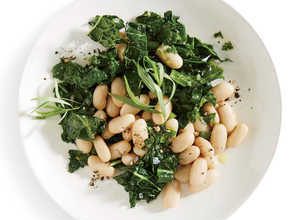 Lemon-Herb White Bean and Kale Salad