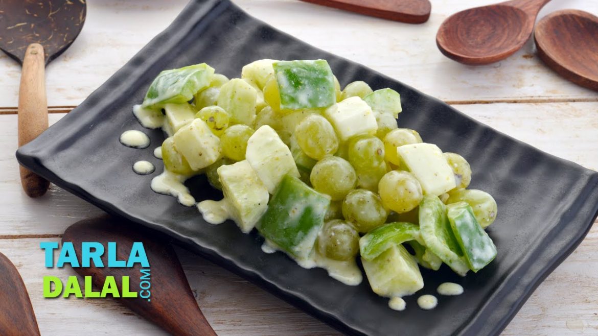 Creamy Green Salad by Tarla Dalal