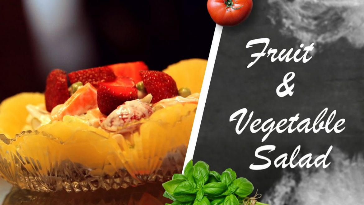 Healthy Fruit & Vegetable Salad By Roopa – Valentine's Day Special Salad Recipe