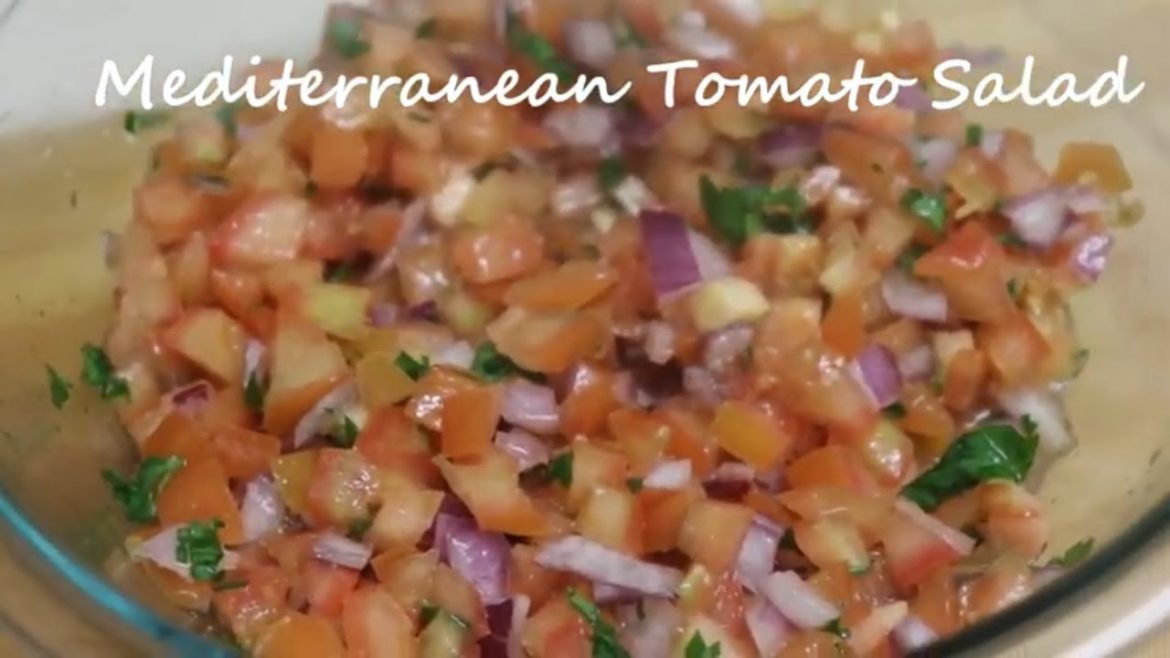 Mediterranean Tomato Salad (Healthy recipes)