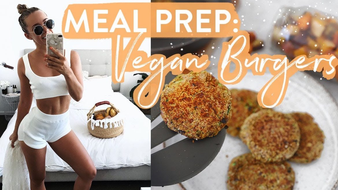 MY HEALTHY & FIT LIFE! Meal Prep for School & Work: Vegan, GF, DF Chickpea Burgers!