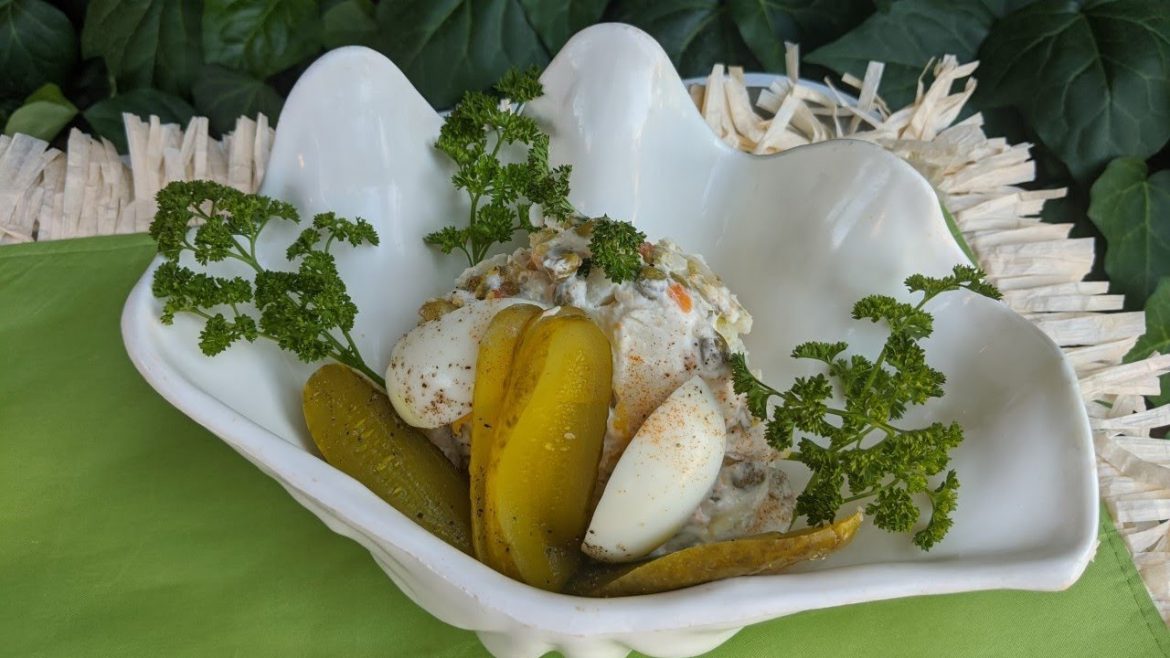 CROATIAN POTATO SALAD  How to make the tastiest Potato Salad using Vegan Mayo