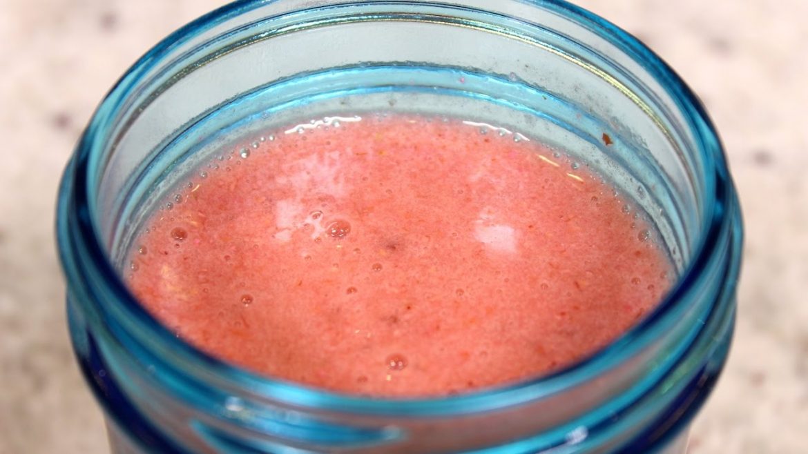 OIL FREE VEGAN SALAD DRESSING RECIPE » strawberry vinaigrette salad dressing