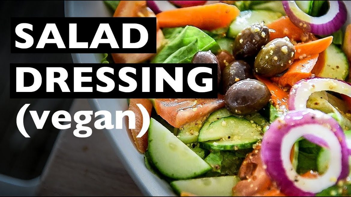 VEGAN SALAD DRESSING RECIPE | EASY ITALIAN SALAD DRESSING