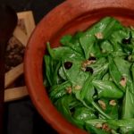 2 Min Salad Recipe - Spinach Salad With Cranberries And Walnuts - Vegan Salad Recipe By Rithika