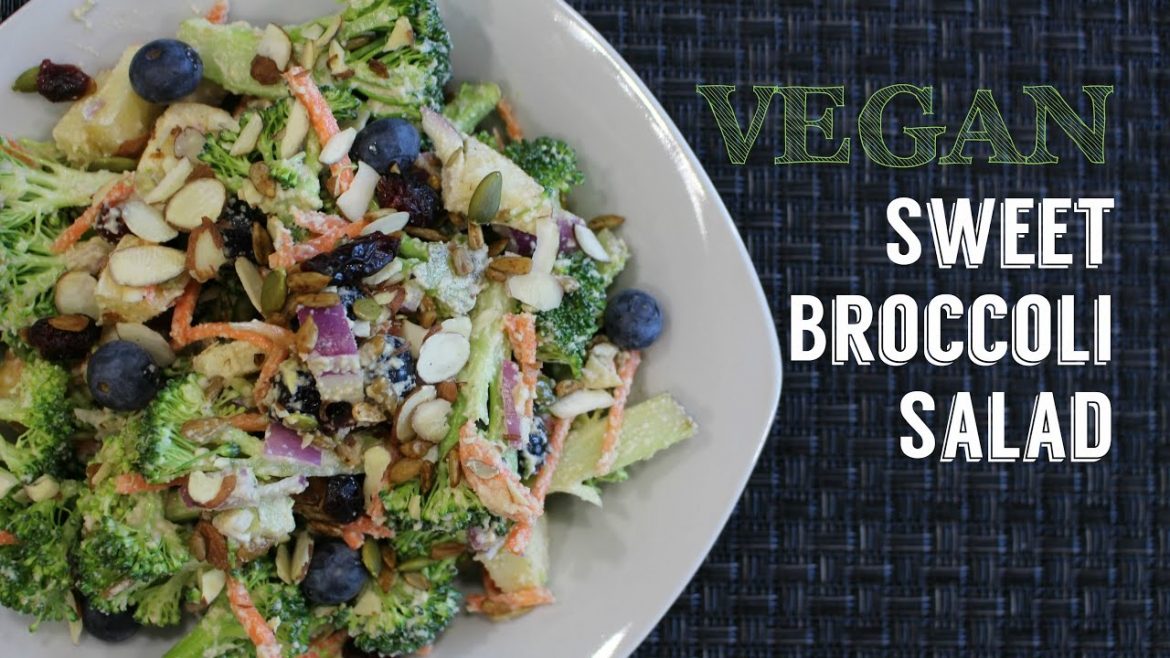 Broccoli Salad Recipe!! | VEGAN & Healthy!!