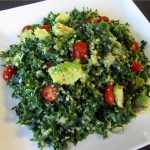 Kale Salad with Citrus Avocado Dressing