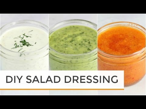 3 Homemade Salad Dressing Recipes | Healthy + Easy