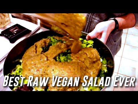 BEST RAW VEGAN SALAD EVER