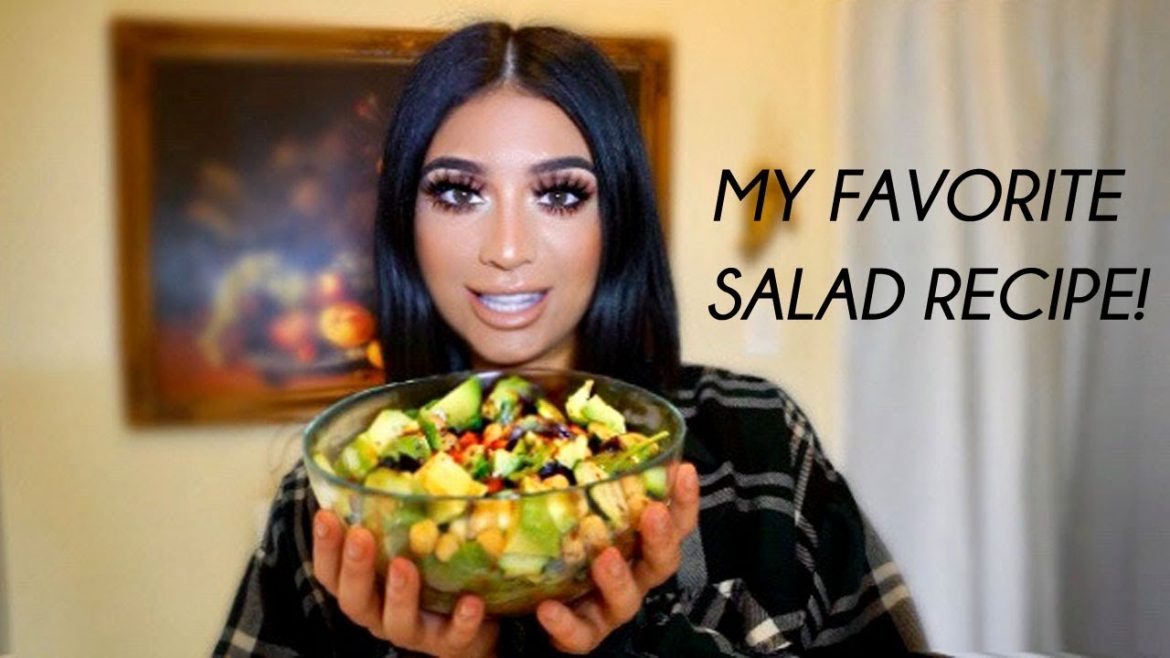 SUPER EASY HEALTHY AND YUMMY VEGAN SALAD RECIPE
