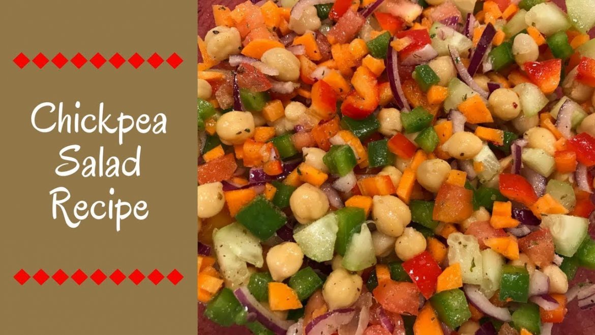 Chickpea Salad Recipe | Vegetarian, Healthy and Tasty | Fast to Make | Ami's Cooking