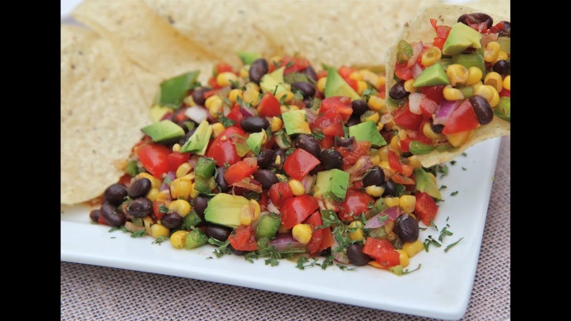 Easy Black Bean Corn Salad – So ADDICTIVE!