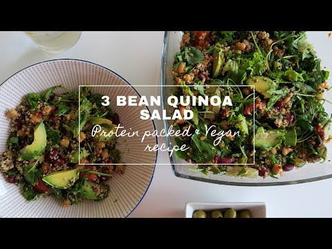 Healthy Salad | Beans Salad | Quinoa Salad |  VEGAN SALAD | Protein-Packed | Healthy Recipe