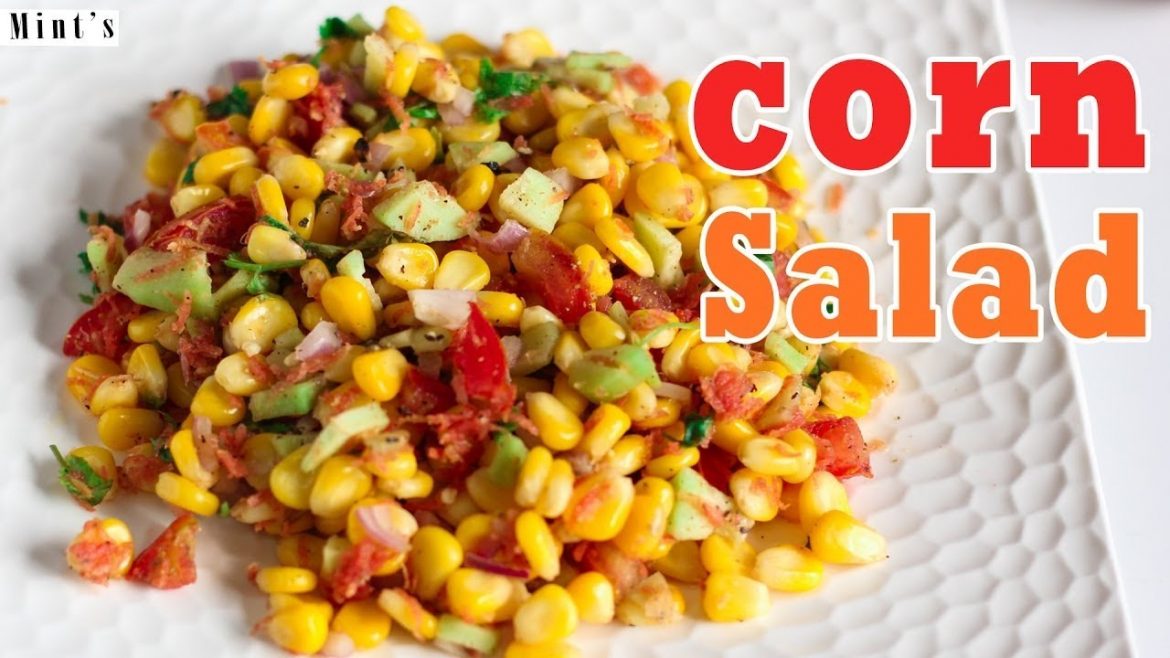 Sweet Corn Salad Recipe – Easy Salad Recipe In Hindi