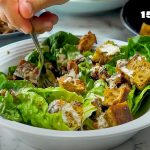 Vegan "Chicken" Caesar salad Recipe - BOSH! LIVE