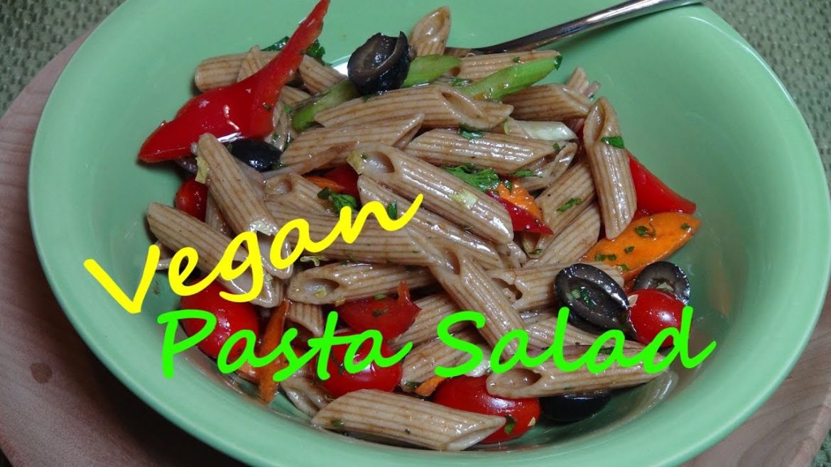 Pasta Salad with Balsamic Vinaigrette – Vegan Recipe