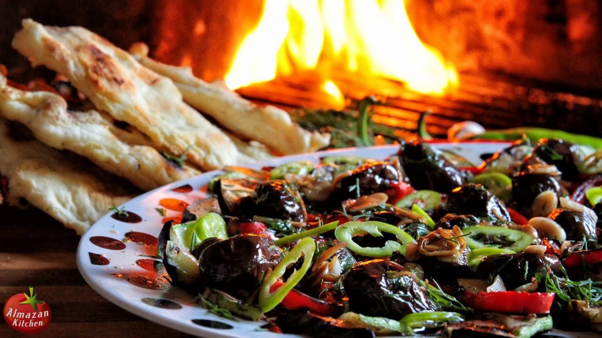 Salad with grilled veggies