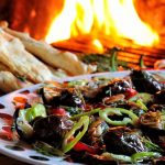 Salad with grilled veggies