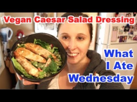 What I Ate: Quick Vegan Caesar Salad Dressing | Oct 24