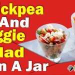Chickpea and Veggie Salad in a Jar