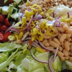 Low Fat Vegan No Oil Forks Over Knives Italian Chopped Salad with Farro