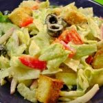 Salad with Yogurt Dressing
